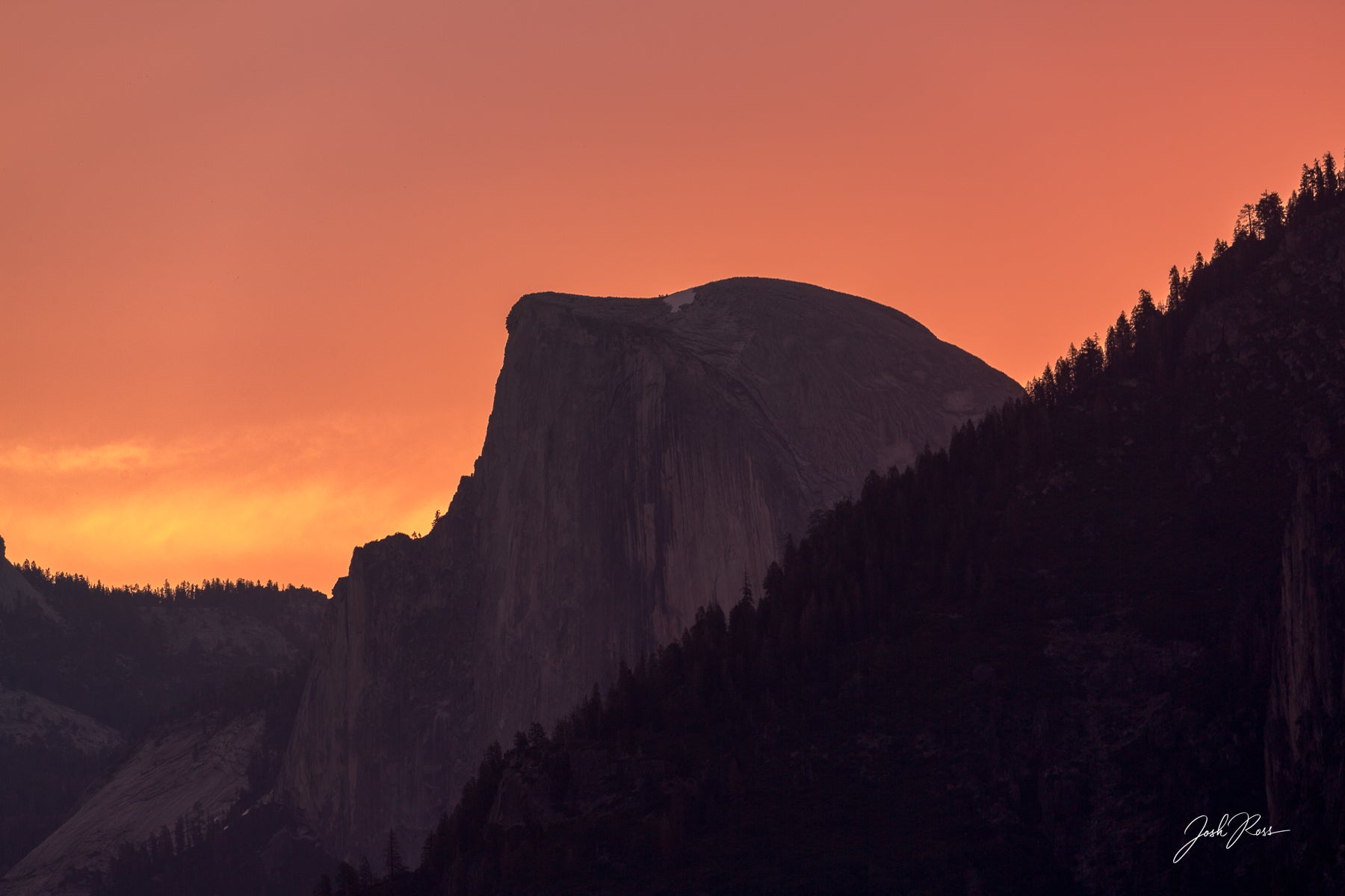 Amanecer en Half Dome