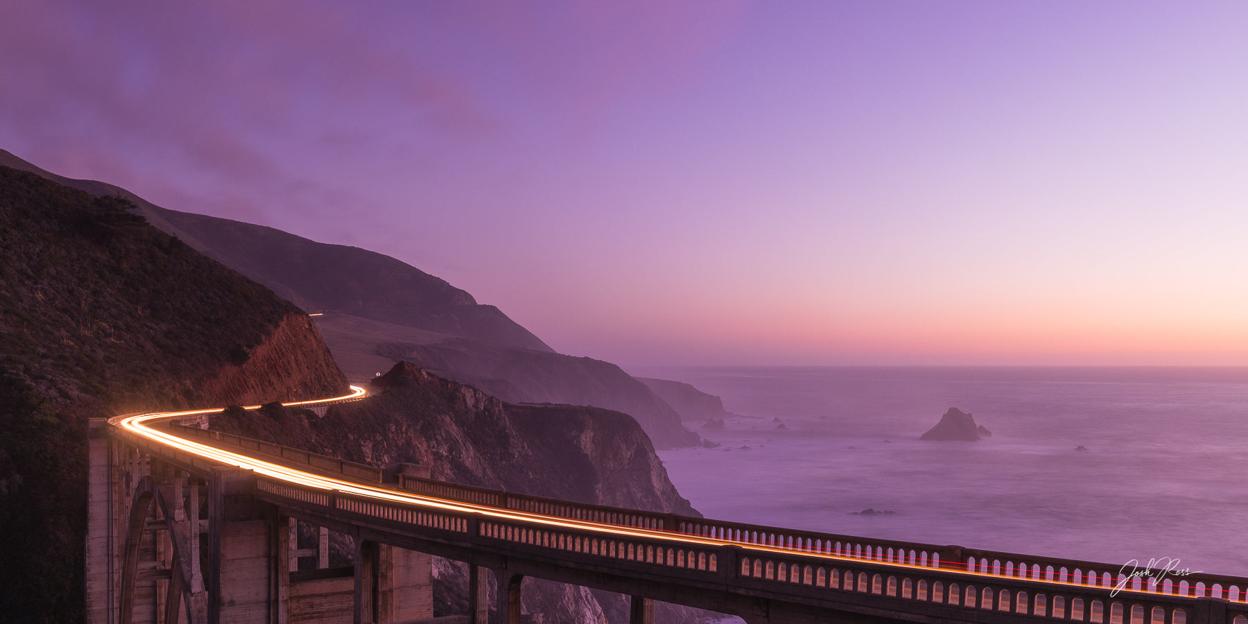 Puesta de sol a la velocidad de la luz